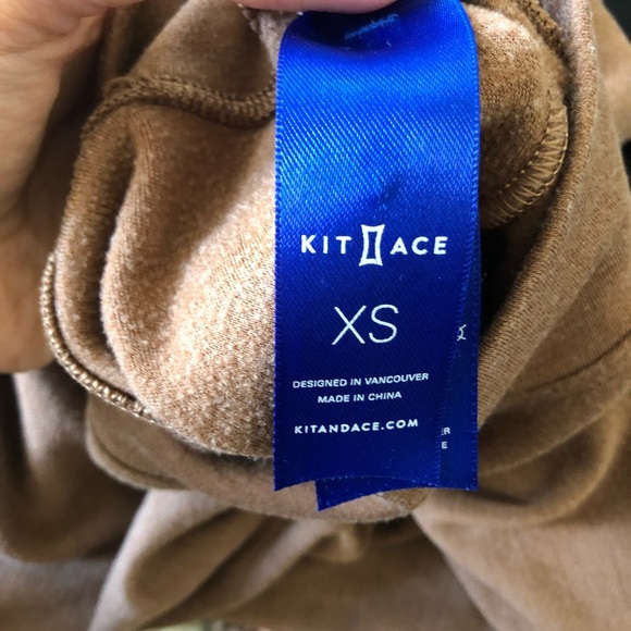 Kit and Ace Brown Mock-neck Long-Sleeve Wool-blend Sweater Dress - Picture 12 of 16